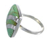 Turquoise And Genuine Sterling Silver Ring Size 8-1/4 RX81162
